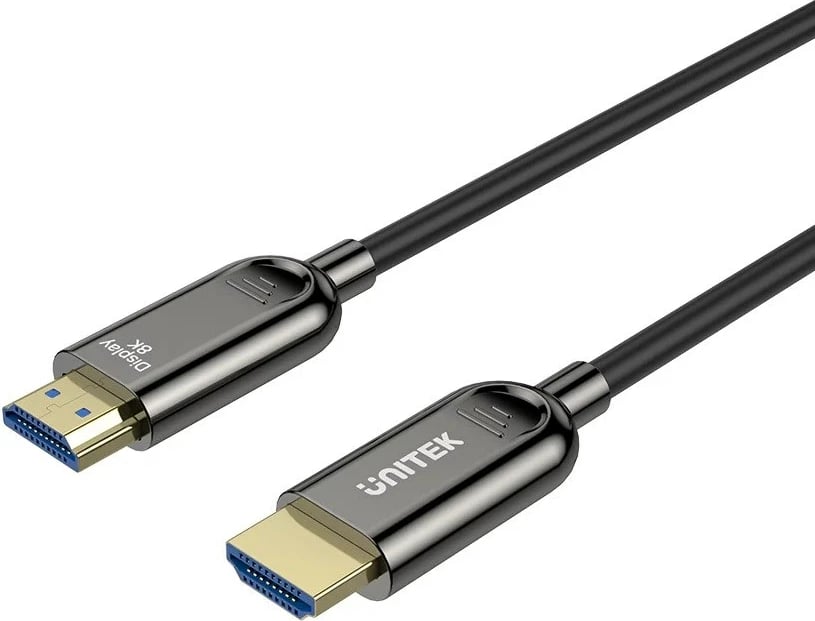 Kabëll optik HDMI 2.1 UNITEK C11085GY01-10M, i zi