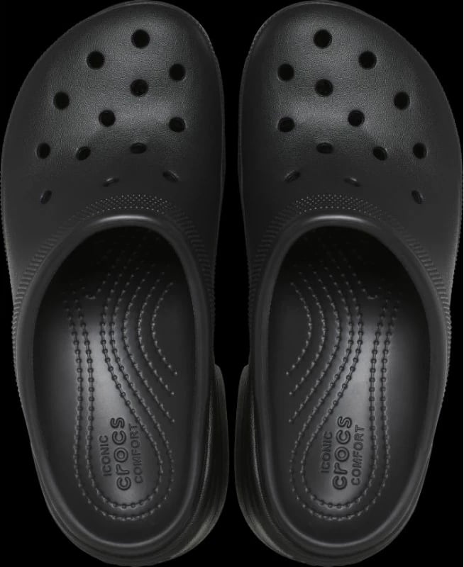 Këpucë të larta Crocs, të zeza