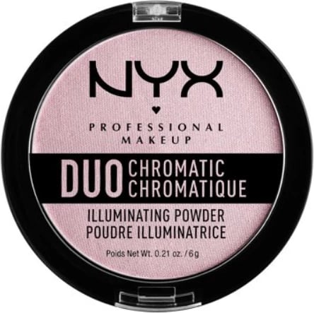 Pudër Nyx Duo Chromatic Illuminating Powder Lavender Steel