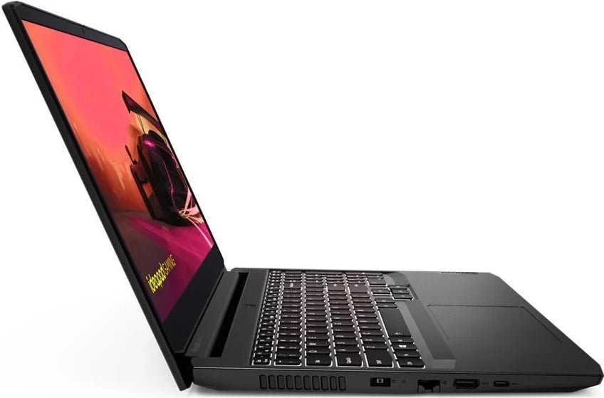 Gaming Laptop Lenovo, IdeaPad Gaming 3, 39.6 cm (15.6") Full HD AMD Ryzen™ 5 5500H 16 GB DDR4-SDRAM 512 GB SSD NVIDIA GeForce RTX 2050 Wi-Fi 5 (802.11ac) Windows 11 Home Black