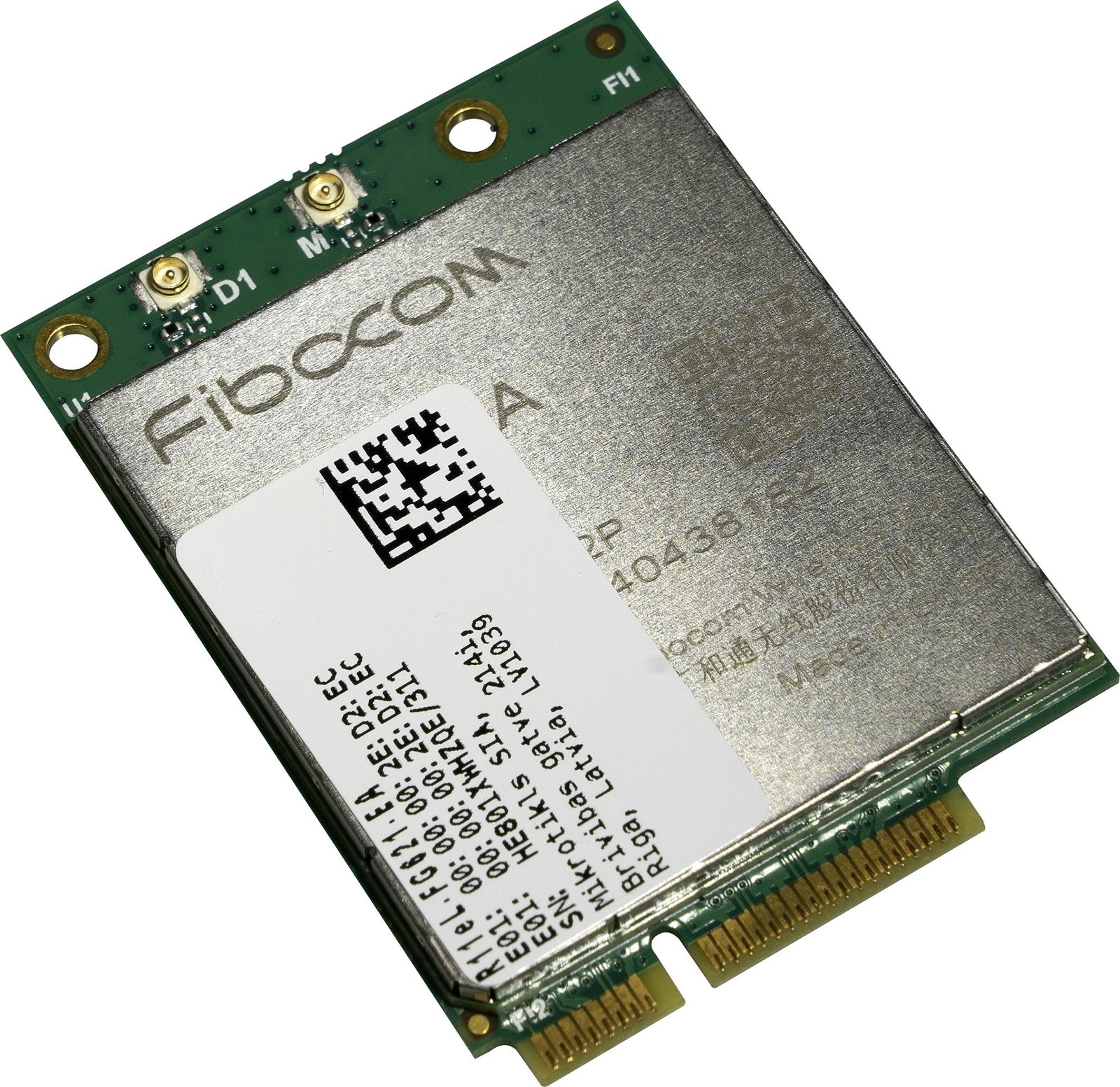 Modem mini-PCIe MikroTik R11eL-FG621-EA, Wired, Mini PCI Express, Gjelbër