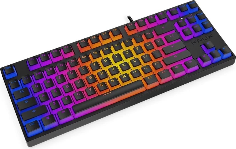 Tastierë Krux Atax Pro RGB, e zezë