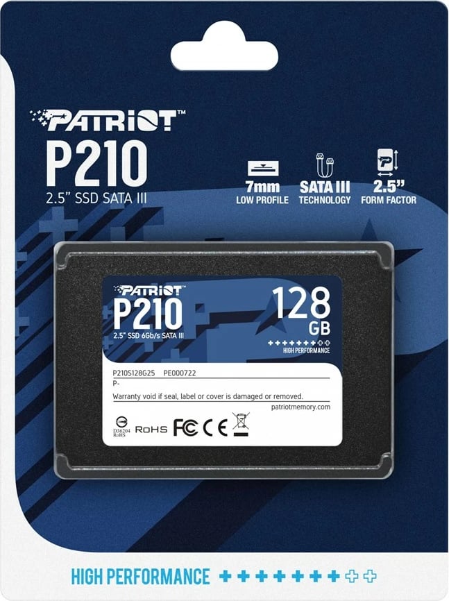 Disk Patriot Memory P210 2.5" 128 GB, Serial  ATA III