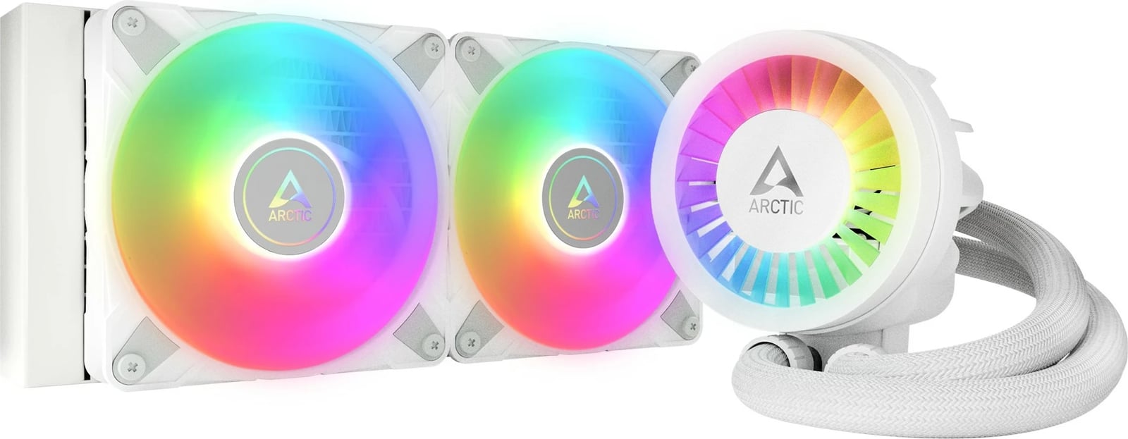 Ftohës uji ARCTIC Liquid Freezer III 240 A-RGB, 12 cm, 48.82 cfm, e bardhë