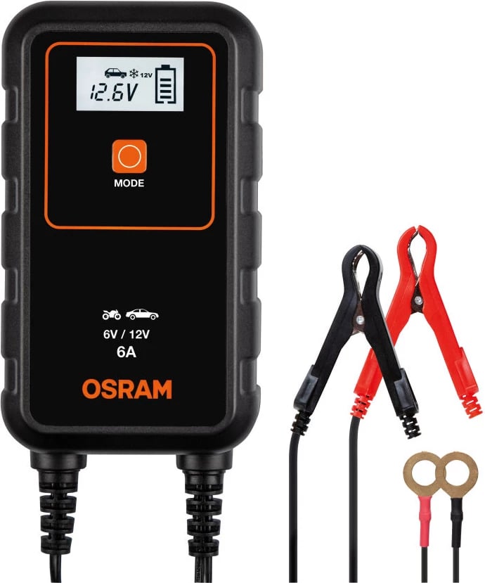 Mbushës për bateri të makinës 6A BATTERYcharge 906 OSRAM