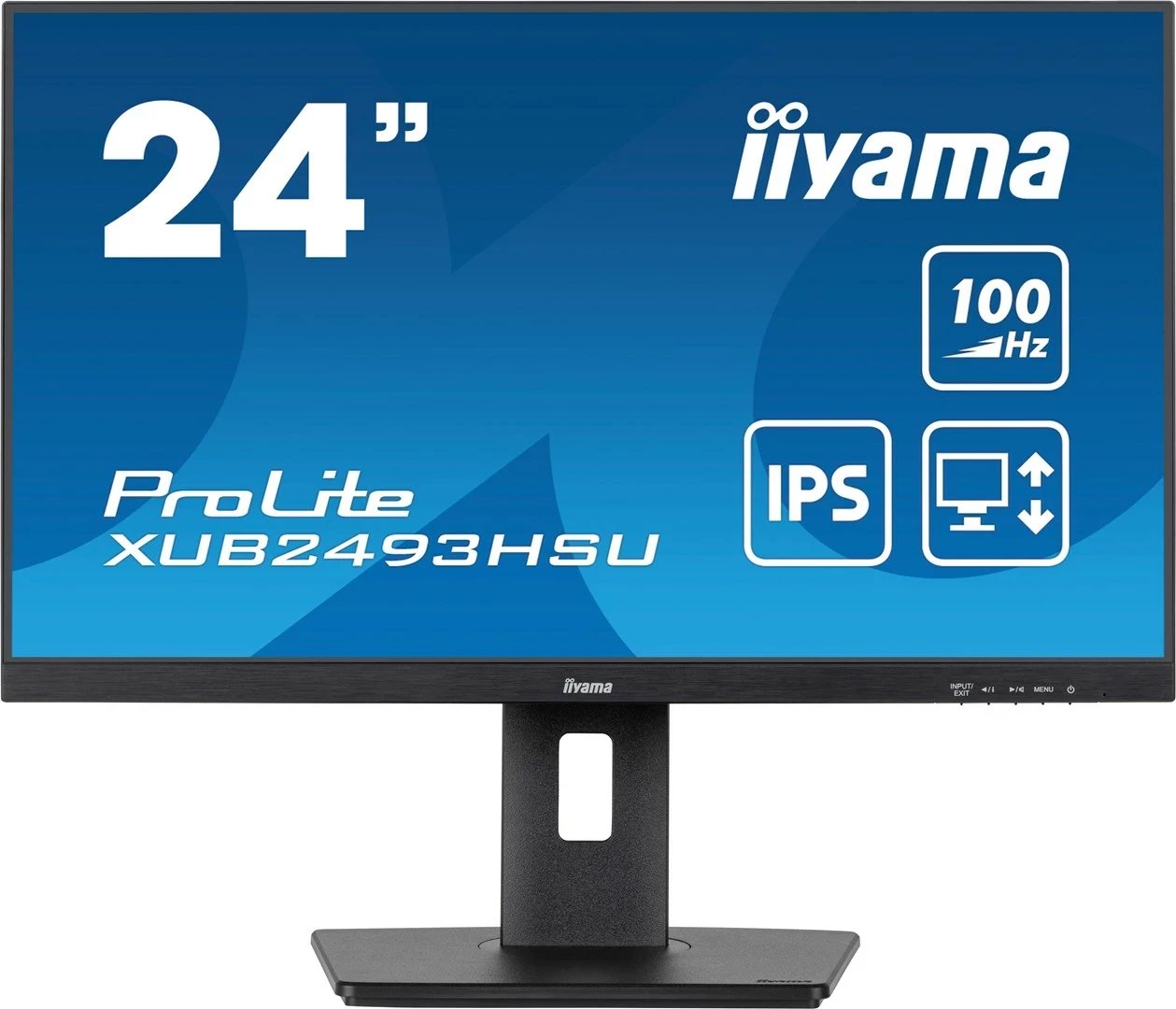 Monitor kompjuteri IIYAMA ProLite XUB2493HSU, 23.8", Full HD, LED, i zi