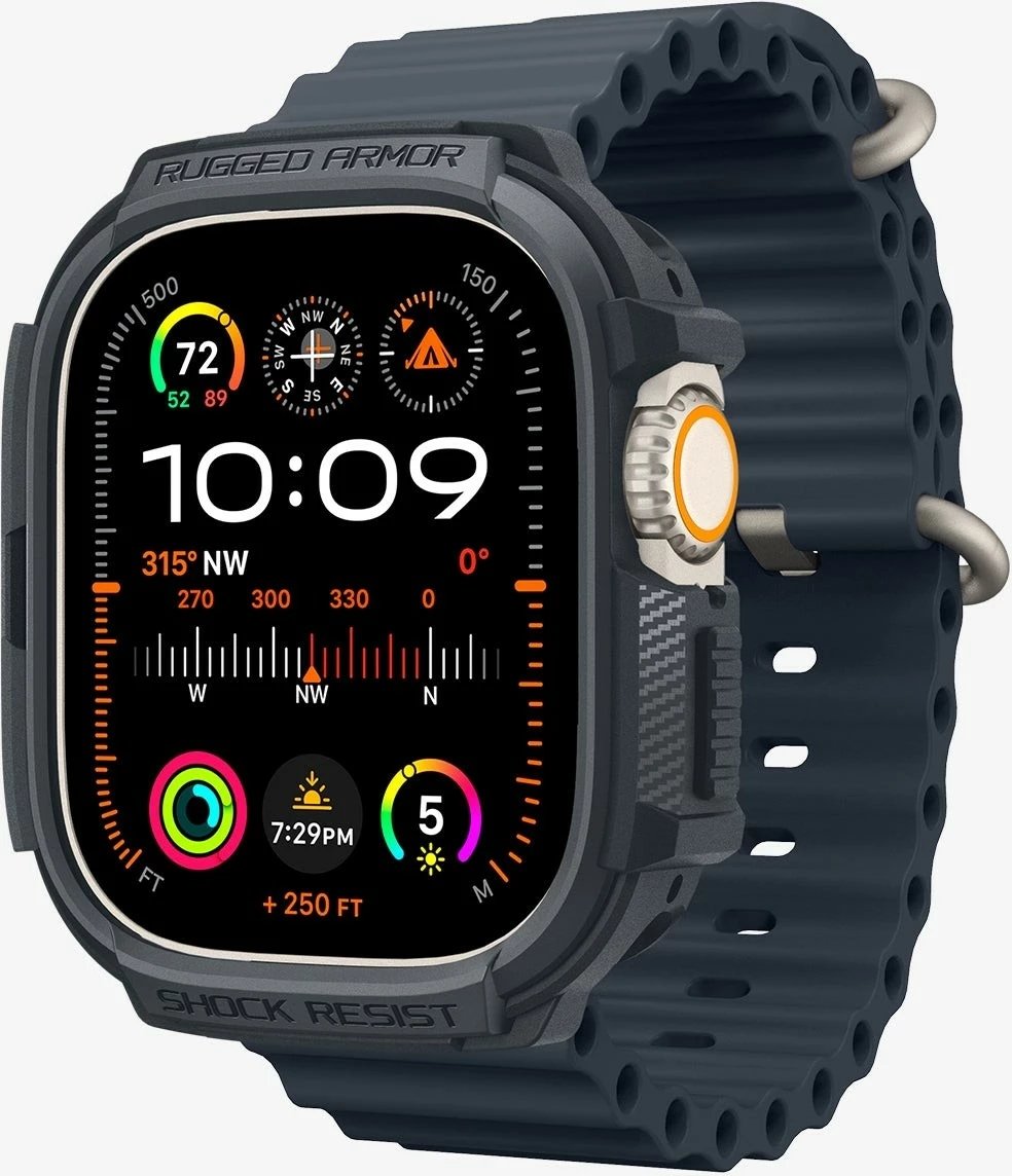 Mbështjellëse dhe rrip për Apple Watch Spigen, 44mm/45mm, hiri