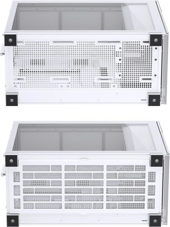 Kasë kompjuteri Jonsbo D31 MESH SCREEN e bardhë