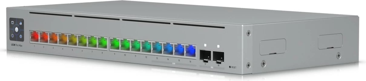 Switch Ubiquiti Pro Max 16, L3, 2.5G Ethernet, Rack mounting, 1U