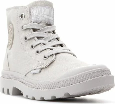 Këpucë Palladium Pampa Hi për meshkuj dhe femra, ngjyrë krem