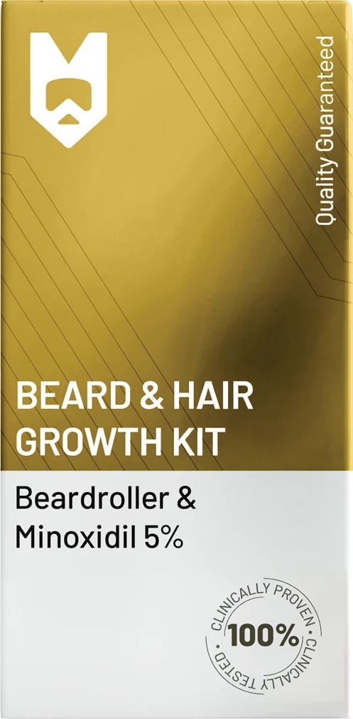 Seti per Dalje dhe Shpeshtim te Mjekrres Beard & Hair Growth Kit