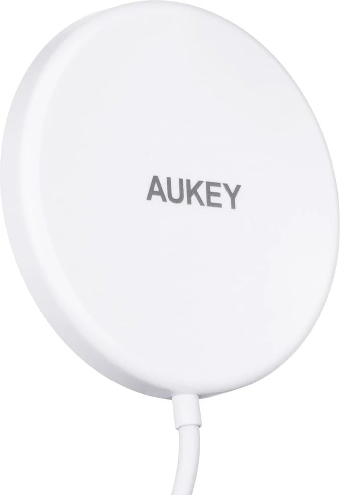 Karikues për celular Wireless AUKEY Aircore Magnetic LC-A1, 15W, i bardhë