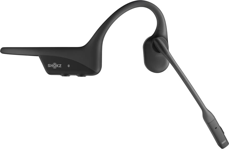 Kufje wireless SHOKZ OpenComm2 UC me Bluetooth për Video-Konferenca, e Zezë