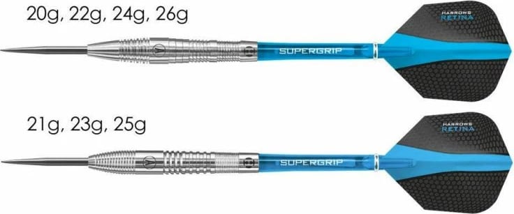 Shigjeta për darts Harrows Aero, 90% Steeltip, për meshkuj dhe femra