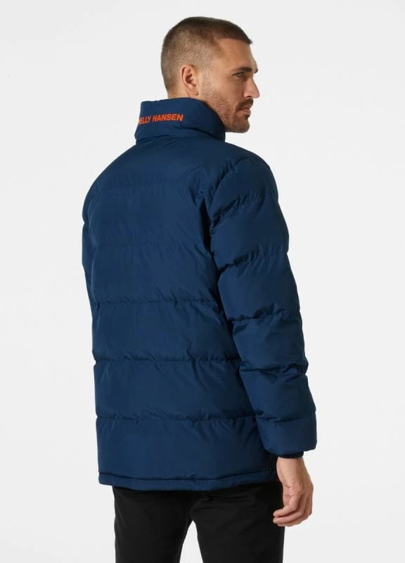 Jakne për meshkuj Helly Hansen YU 23 Revesible Puffer, ngjyrë vjollcë dhe blu marine