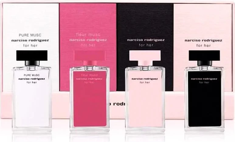 Set Mini Narciso Rodriguez Fragrances, 4x7.5ml