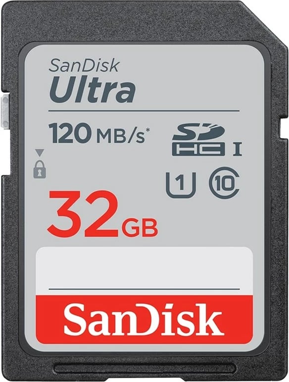  Kartë memorie SanDisk Ultra, 32 GB, SDHC Class 10