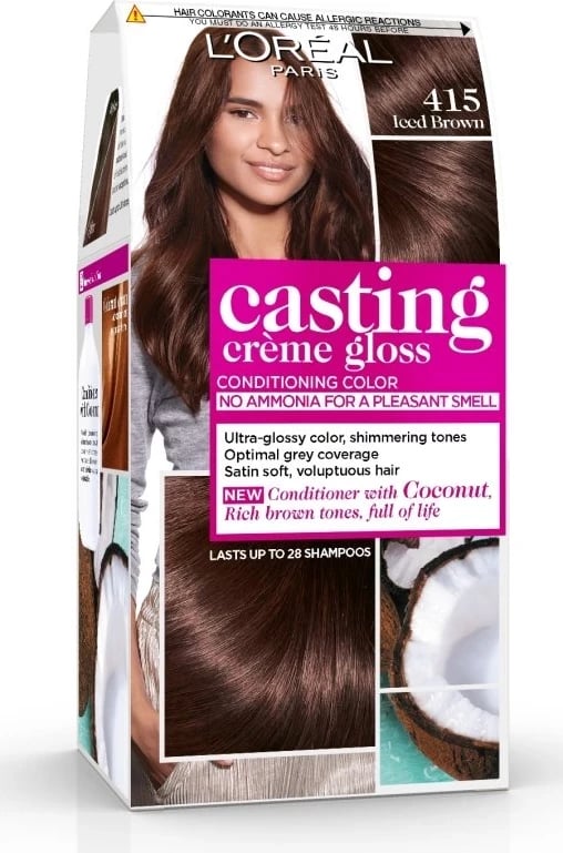 Ngjyrë për flokë Loreal Casting, 415 iced Brown 48 ml