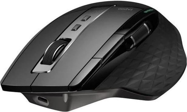 Maus Rapoo MT750S, pa kabllo, Bluetooth, 2.4 GHz, i zi