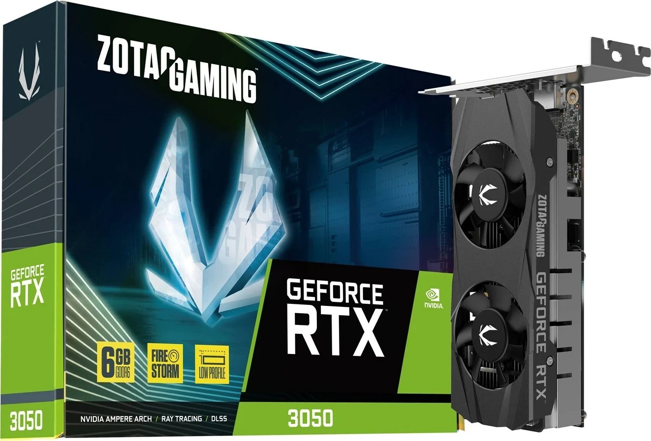 Kartelë grafike Zotac GAMING GeForce RTX 3050, 6 GB GDDR6, E zezë