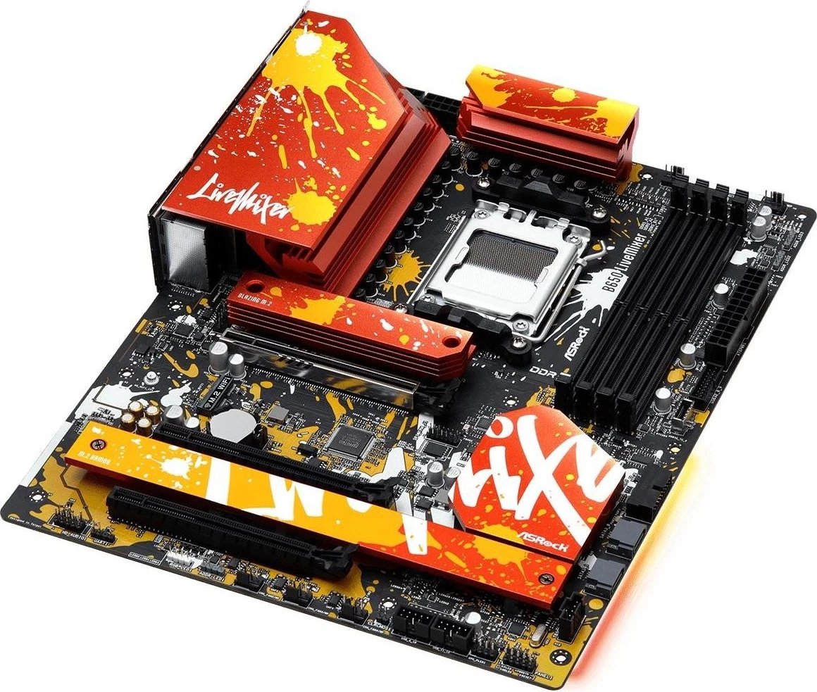 Pllakë amë ASRock B650 LIVEMIXER, Socket AM5, Chipset B650, DDR5