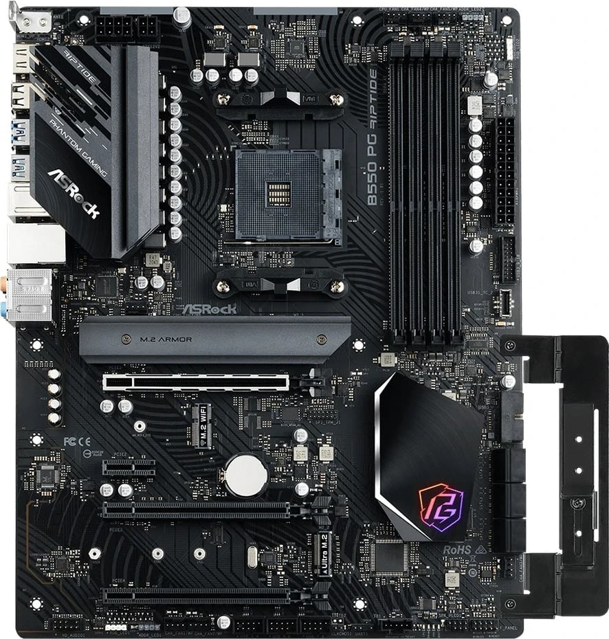 Pllakë amë Asrock B550 PG Riptide, Socket AM4, ATX