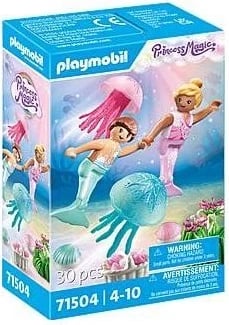 Seti i ndërtimit Playmobil Princess Magic, 71504 Małe syrenki z meduzą