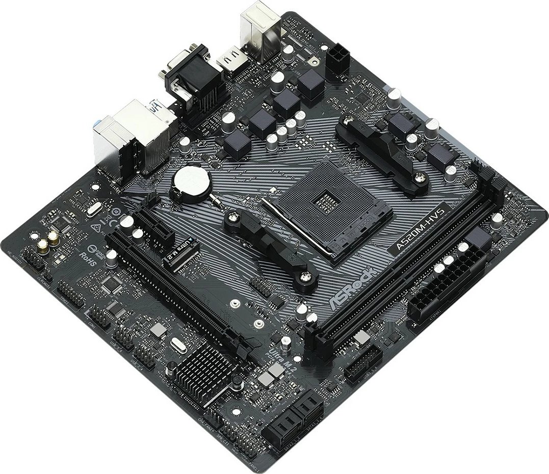 Pllakë amë ASRock A520M-HVS, Socket AM4, micro ATX