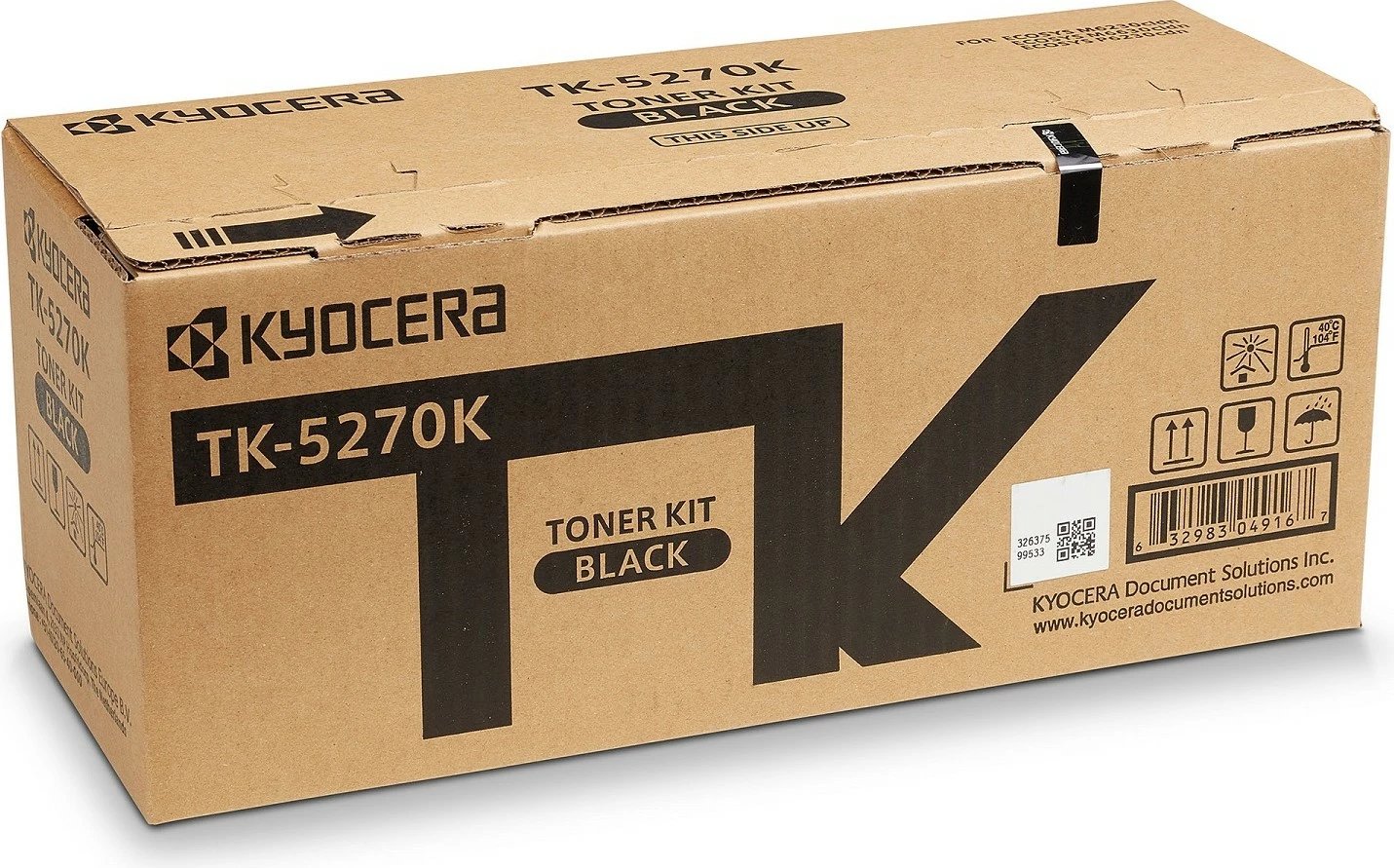 Toner Kyocera TK-5270K, 6000 faqe, E zezë, 1 copë