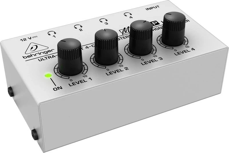 Amplifikator kufjesh Behringer HA400, i zi, Gri