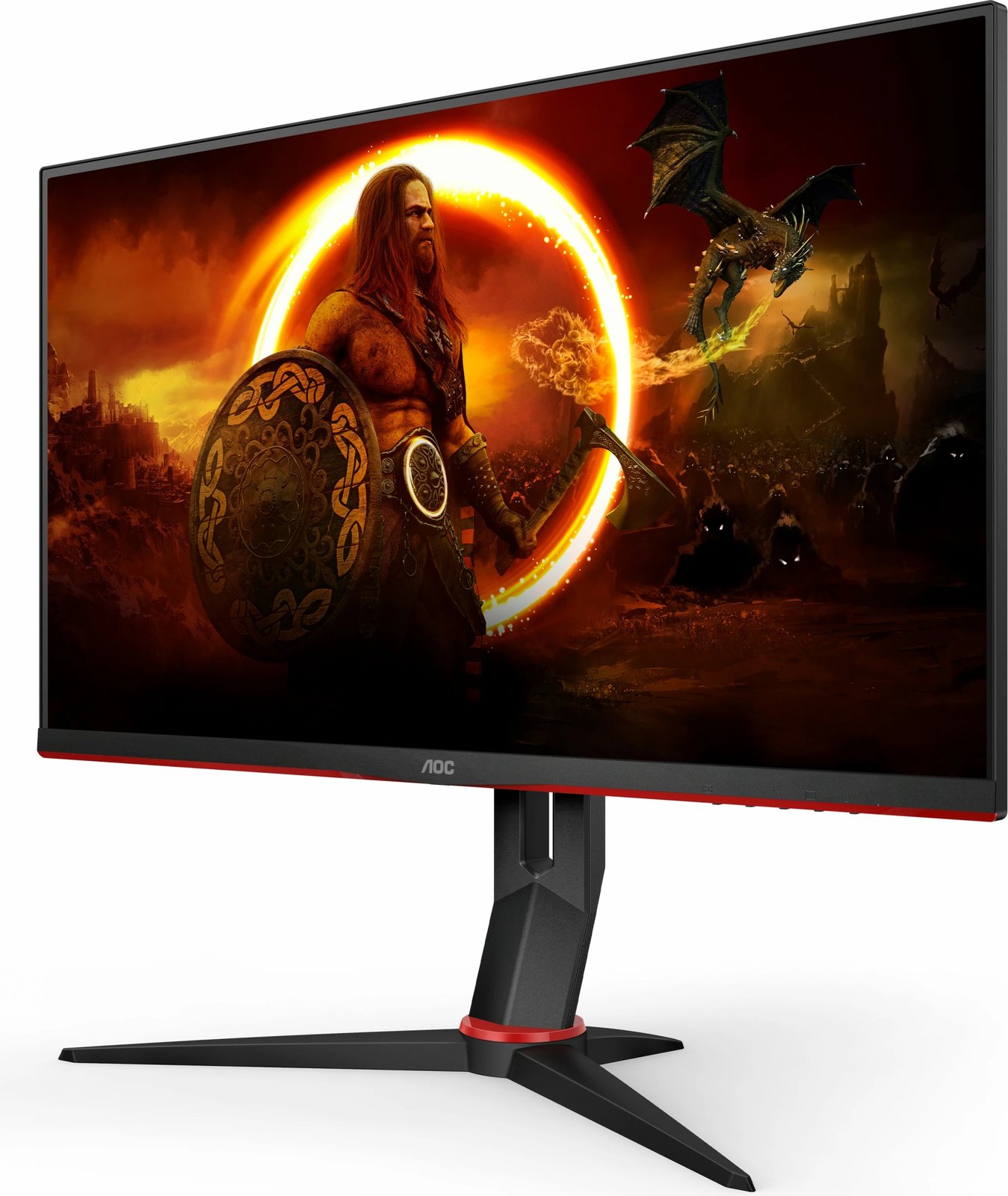 Monitor gaming AOC Q27G2U/BK, 27", 2560 x 1440 pixels, LED, 1 ms, i zi, i kuq