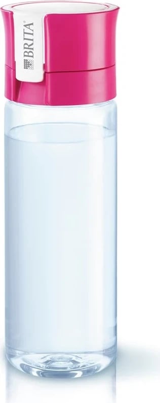 Shishe filtruese Brita Fill & Go, 4 filtera, 0.6L, rozë 