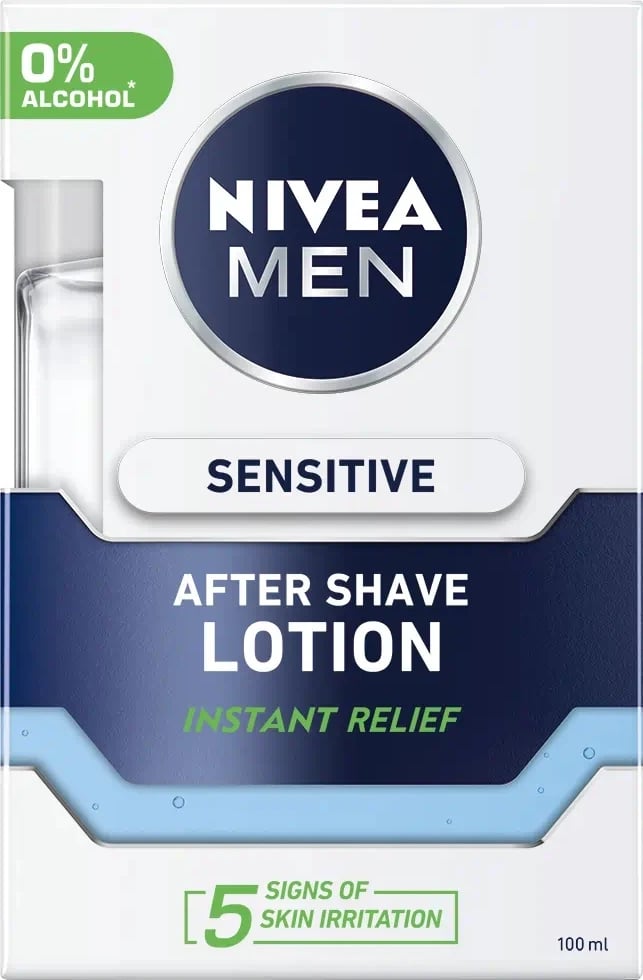 Balsam pas rrojes Nivea Sensitive After Shave Lotion Instant Relief, 100ml