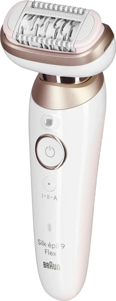 Epilator Braun Silk-épil 9 Flex 9-030, 40 pinceta, Roze, Bardhë