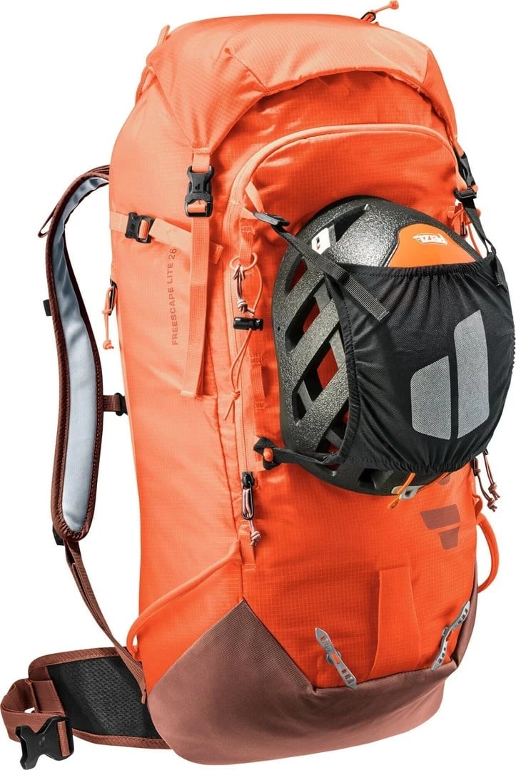 Çantë shpine Deuter Freescape Lite 26 l, për ski, Portokalli