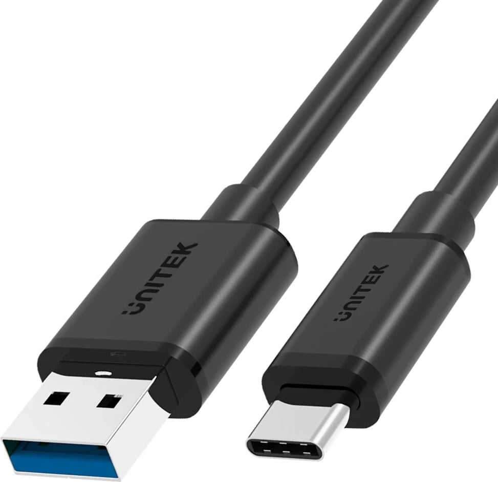 Kabllo Unitek USB-C, 1m, e zezë