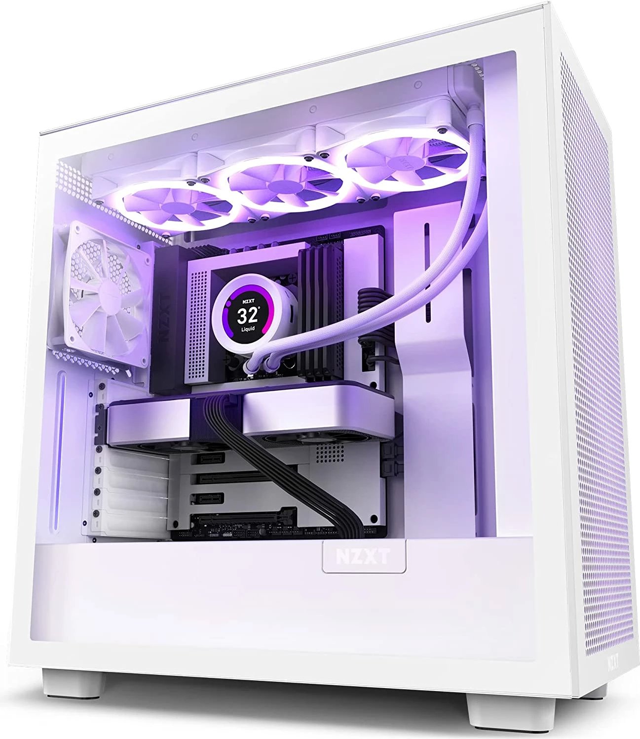 Kasë kompjuteri NZXT H7 Flow (CM-H71FW-01) - e bardhë