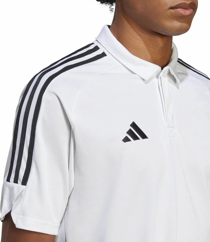 Maicë polo adidas për meshkuj, e bardhë