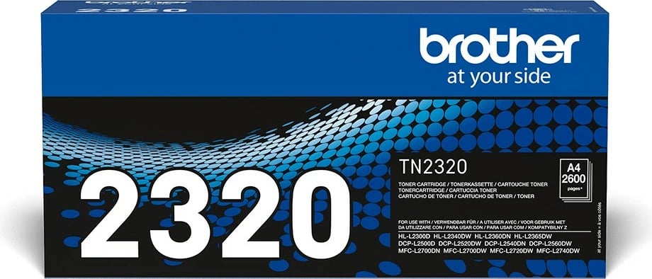 Toner Brother TN-2320, 2600 faqe, i zi, 1 copë