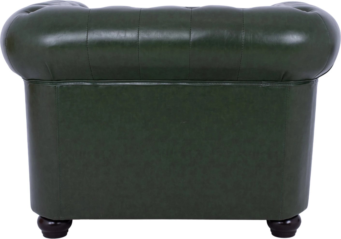 Karrige POLINA Chesterfield, ngjyrë jeshile Cypress, PU, FH3011.08, 106x87x70H cm