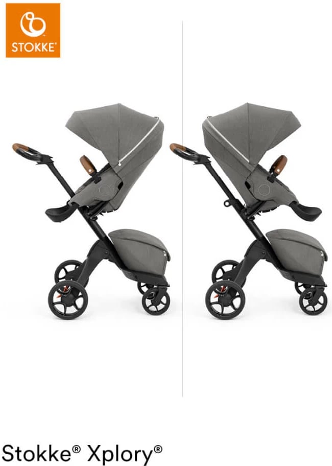 Karrocë për bebe Stokke® – xplory® x ​​modern gray stroller