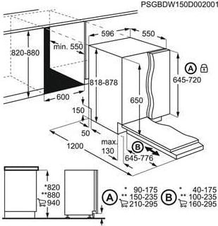 ENËLARËSE FULL MONTUESE ELECTROLUX EES48200L 60CM