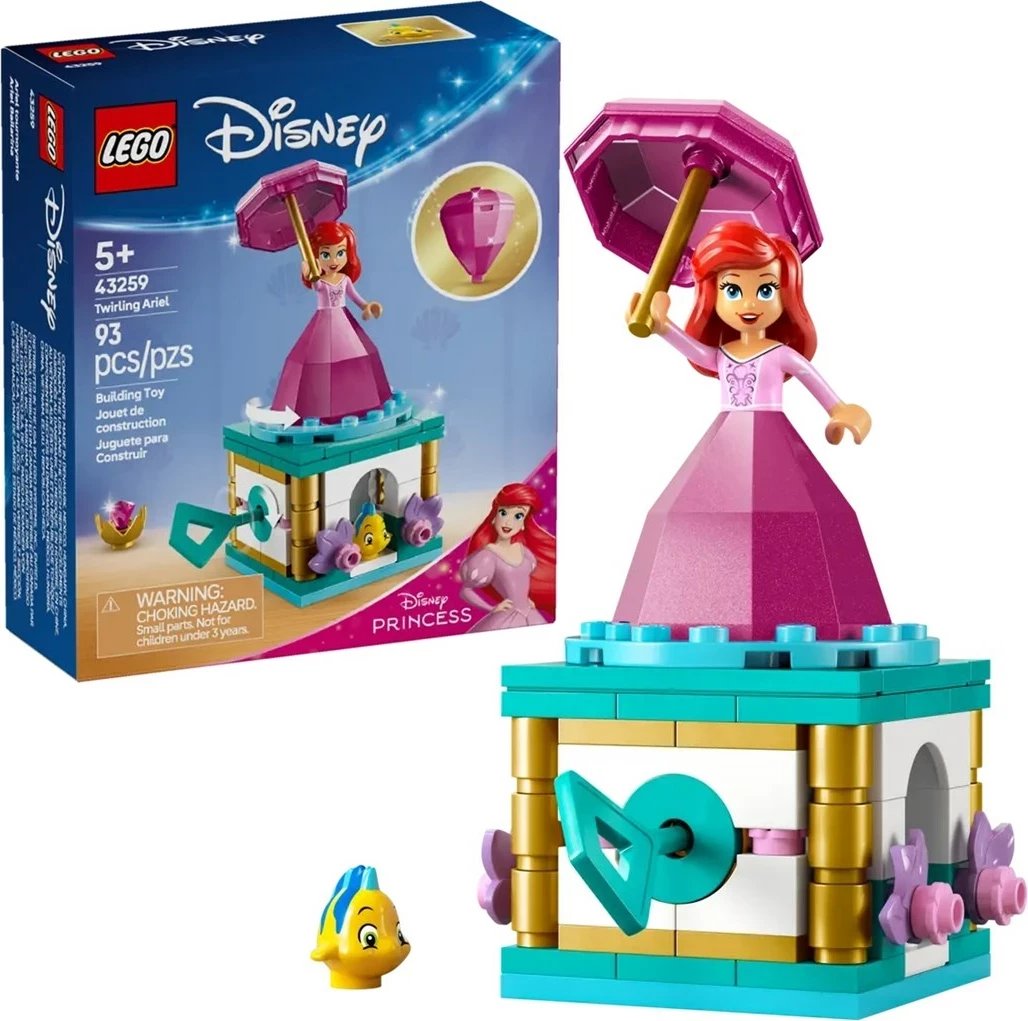 Set LEGO Disney 43259 Twirling Ariel