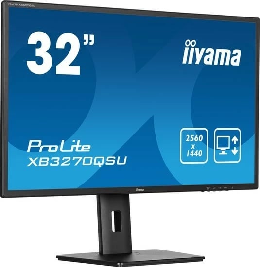 Monitor iiyama Prolite XB3270QSU-B1, 31 inch, 2560 x 1440, i zi