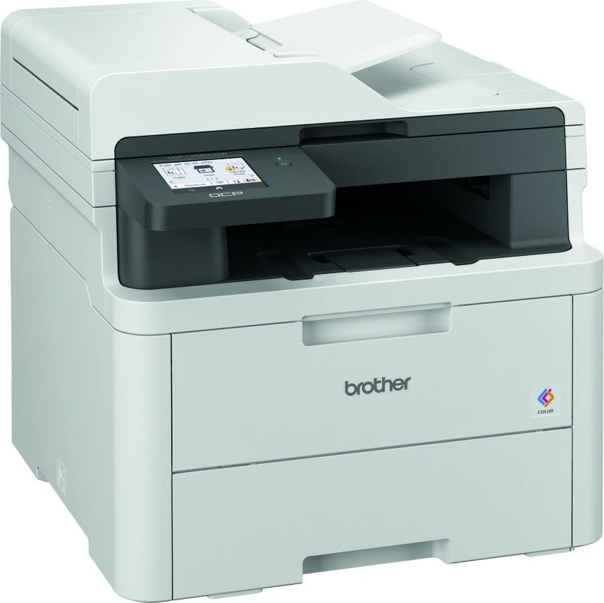 Printer Brother DCP-L3560CDW, LED, Printim ngjyra, 600 x 2400 DPI, A4, Printim direkt, Bardhë, Zi