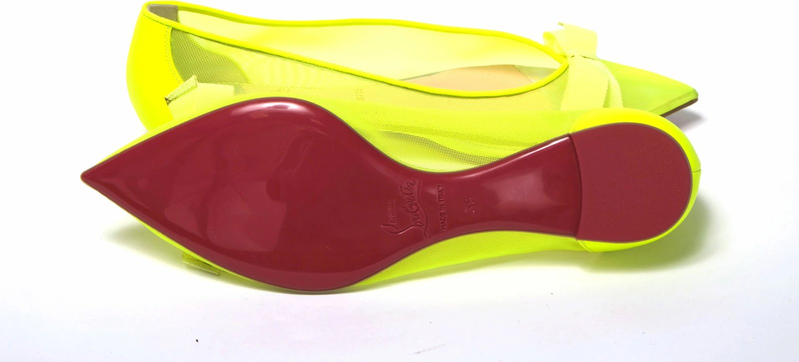 Këpucë Christian Louboutin femra, e verdhë