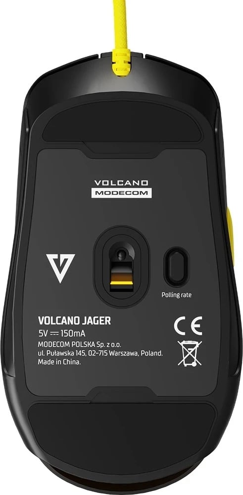 Mi të lojërave Modecom Volcano Jager, e zi-verdhë