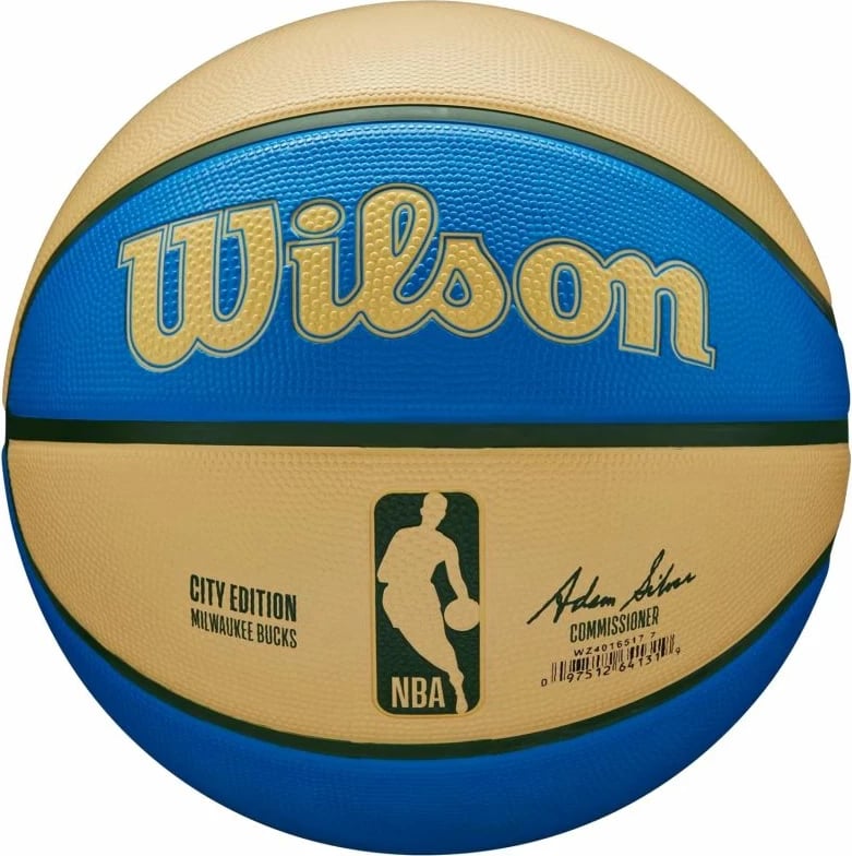 Top basketbolli Wilson, krem dhe blu