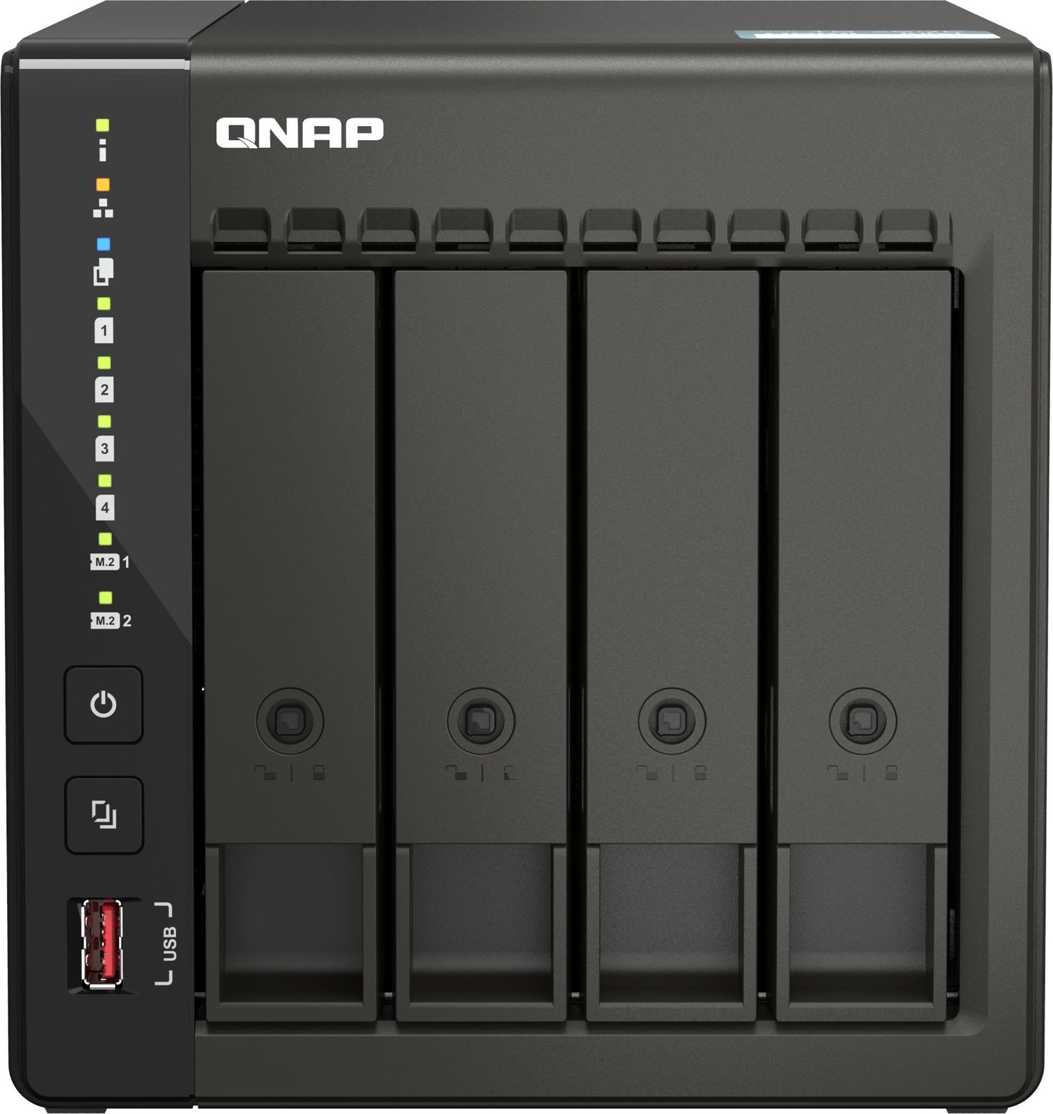 NAS QNAP TS-453E, Intel® Celeron®, J6412, 8GB RAM, e zezë