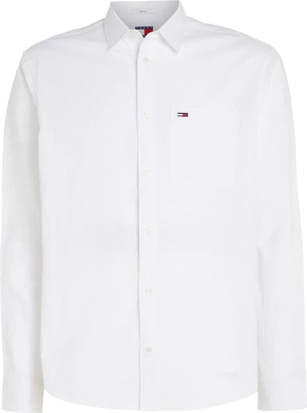 Këmishë për meshkuj Tommy Hilfiger Jeans, e bardhë